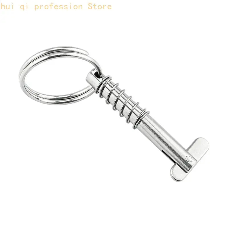Stainless Loop Handle 5/16 3/8 Quick Release Pin for Boat and Yacht Hardware H8WE Quake 8x51mm CN