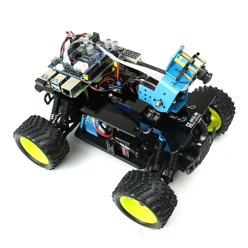 Raspberry PI 4B AI autonomous driving intelligent robot TensorFlow deep learning donkeybot is open source Quake