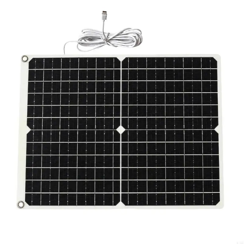 12V Monocrystalline Charging Module with 21.5% Conversion Efficiency, Direct Sunlight Output, and Type-C Cable for Low-Watt K1KF Quake