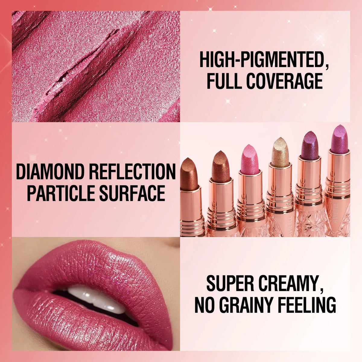 Waterproof Lipstick, Long Lasting, Shining, Glitter, Pearly Lip Gloss, Moisturizing, Non-Stick Cup Quake