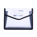 A5 Plastic File Folders Large Capacity Office Document Bag Pouch Envelope Folder Quake white