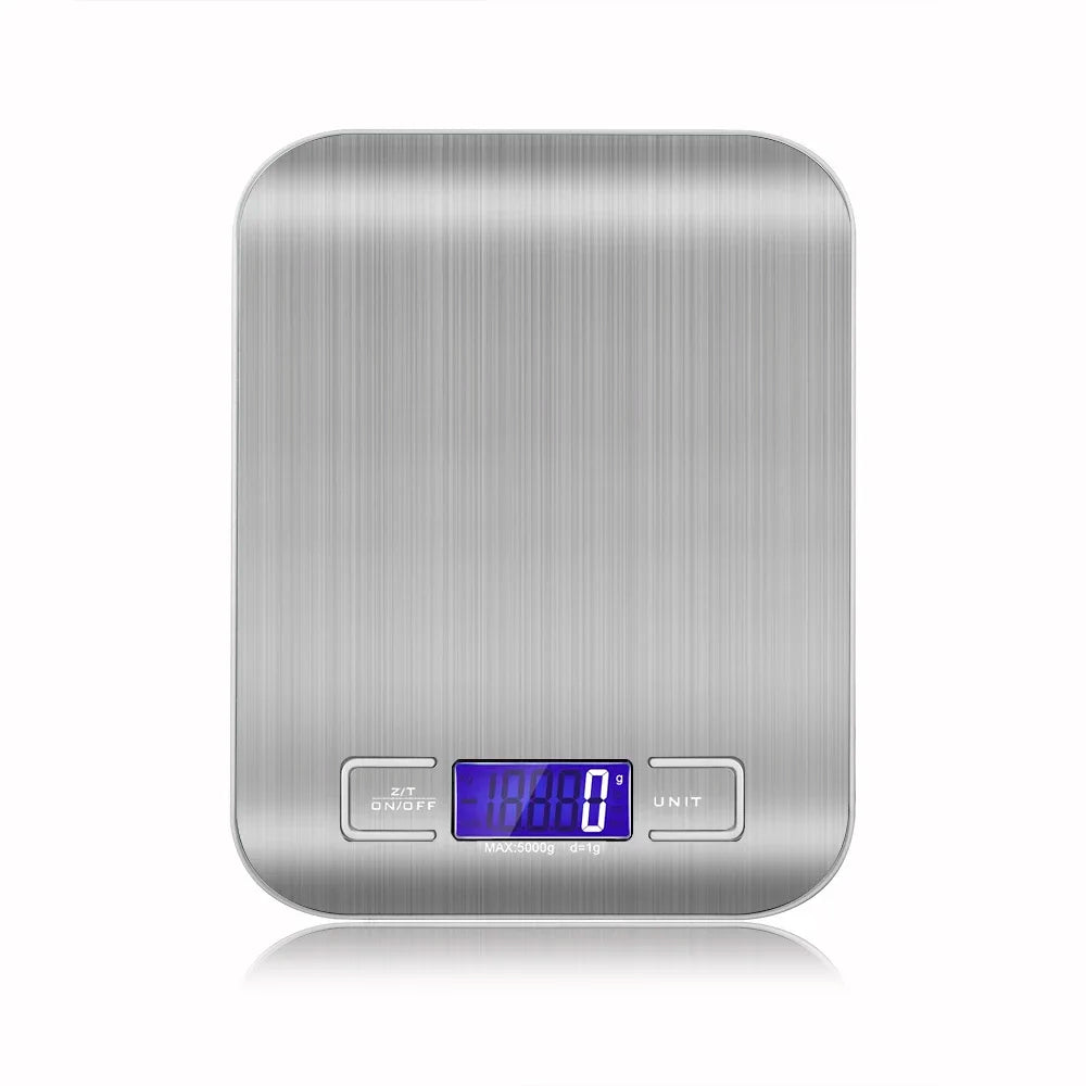 Household Kitchen High-precision Electronic Pastry Baking Scale Small Food Baking Scale 10kg/1g Accurate Weighing Quake Silver 10Kg