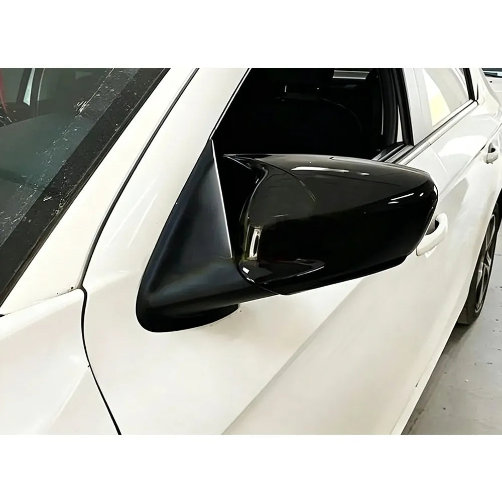 For Peugeot 301 2012-2018 For Citroen C-Elysee 2014-2018 2x Car Sticker Rearview Side Mirror Cover Wing Cap Exterior Case Trim Quake