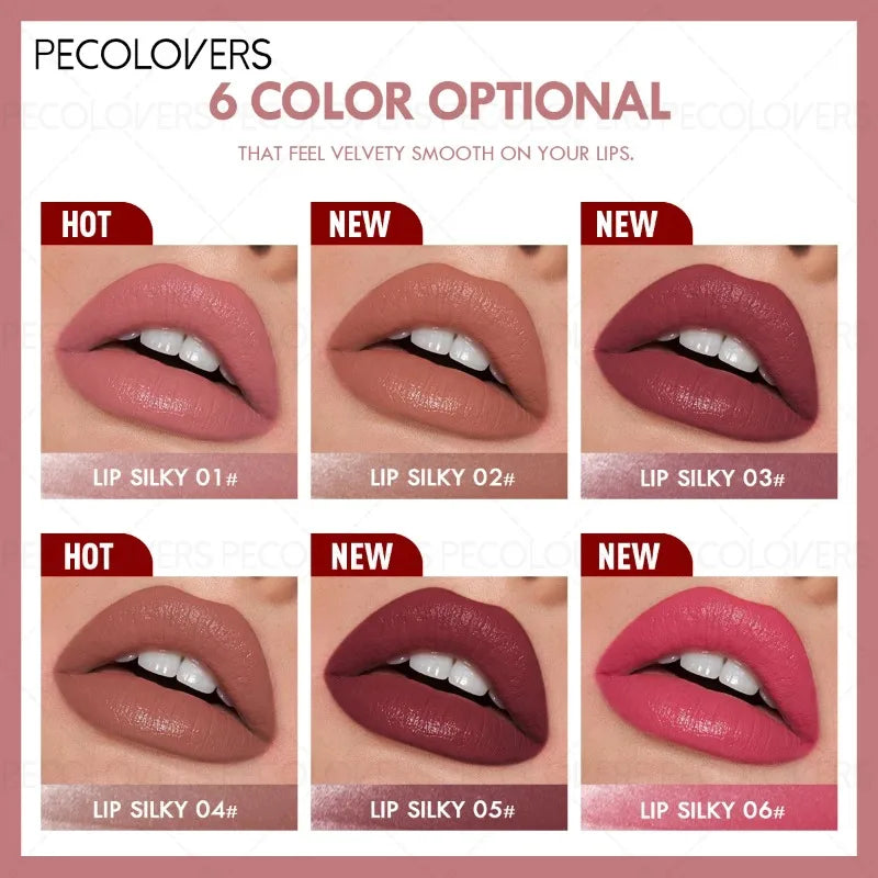 1Pc Smooth Lip Liner Pencil, Non-sticky Long-lasting Hydrating, Glossy Lip Makeup, Elegant Tones, Suitable for Lip Care Quake