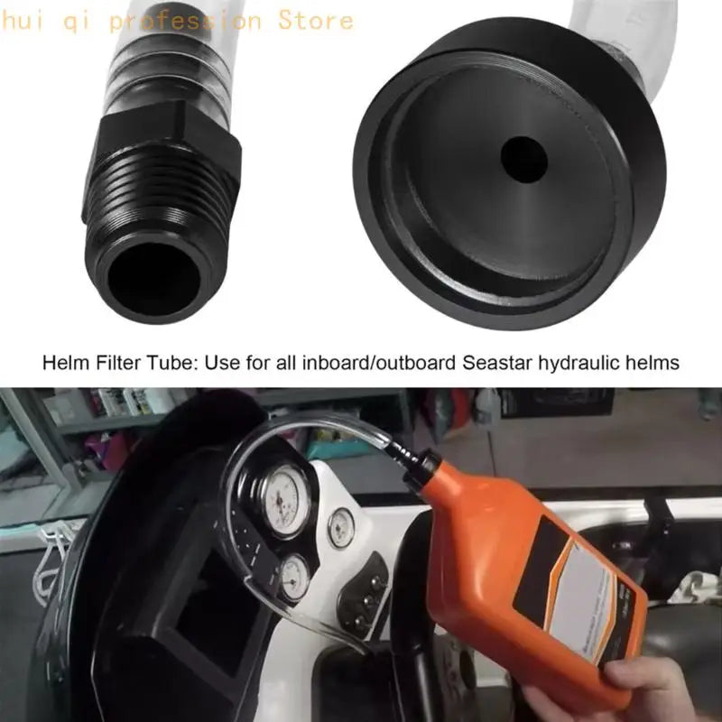 Marine Hydraulic Steering Bleed Brass PVC Corrosion Resistant Easy Installation H8WE Quake