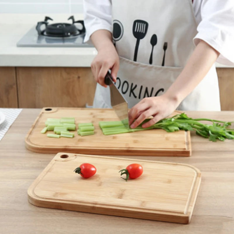 Solid Wood Cutting Board Bamboo and Children's Cutting Board Wooden Kitchen Cutting Board Rolling Board Cutting Board Quake