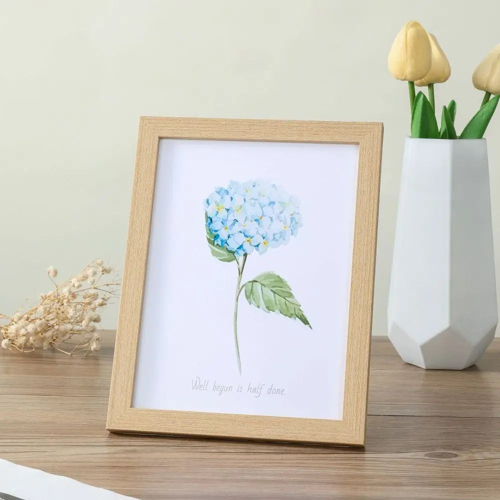 New Wooden Photo Frame Wall Hanging 8inch Picture Frame Stand 10inch 6inch Draw Frame Gift Quake brown 10inch