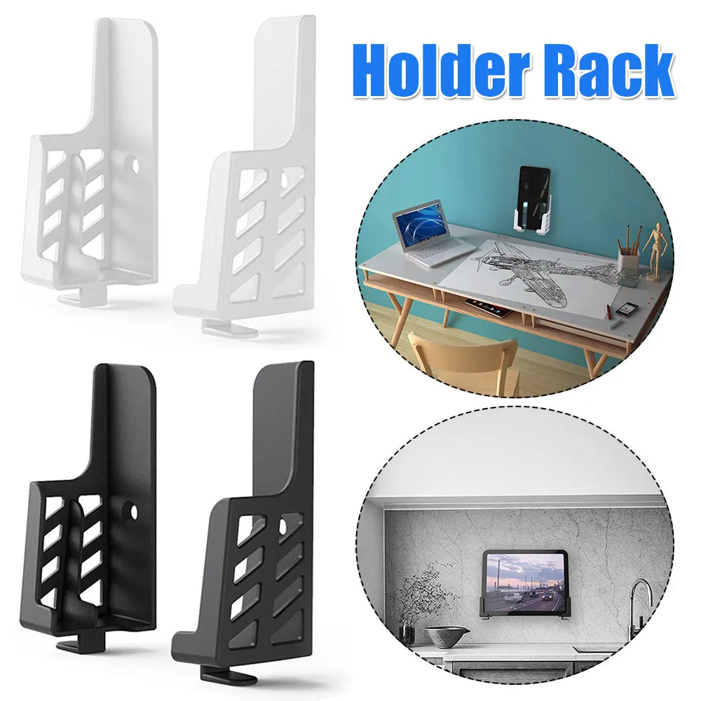 2pcs Tablet Wall Mount Stand Phone Holder for ipad/iphone Adjustable Viewing Angle Universal Phone Frame Stand Bracket Quake