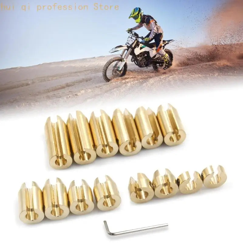 Brass Motorcycle Spoke Weights Suitable for Accurate Balance Minimizes Vibration Boosts Safety Easy to Fit Various Sizes H8WE Quake