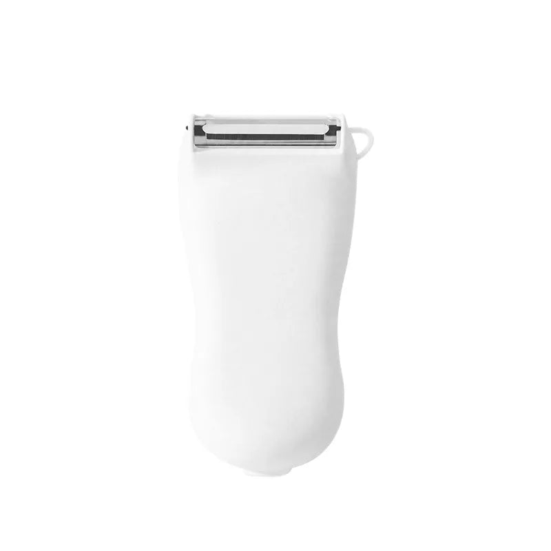 Storage‑type Peeler Multifunctional Kitchen Fruit Vegetable Peeler Stainless Steel Peeling Tool with Peel Container No Mess Quake