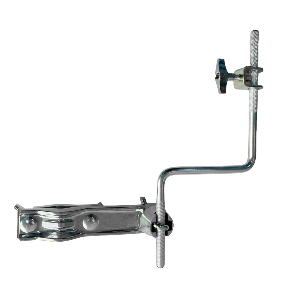 1pcs Z Shape Cowbell Clamp Rod Drum Cowbell Holder Metal Cow Bell Mounting Bracket Clamp For for Drum Set Accessory Quake Default Title
