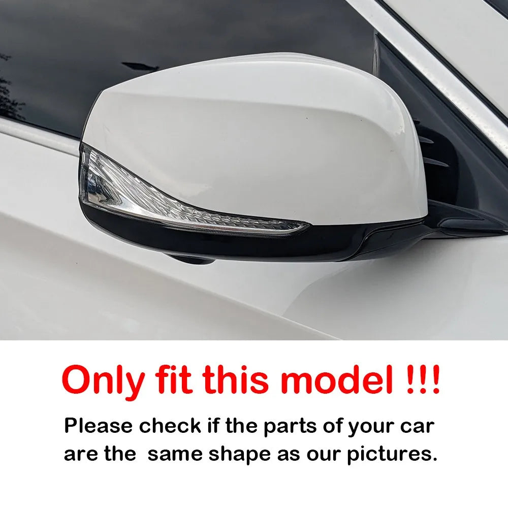 For Infiniti QX50 QX55 2019-2024 2x Car Sticker Rearview Side Mirror Cover Wing Cap Exterior Case Trim Accessories Vehicle Decor Quake