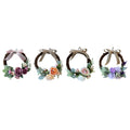 Wedding Decoration Artificial Rose Wreaths Flowers Rattan Garland Rustic Style for Door Wall Chair Decor Quake Purple