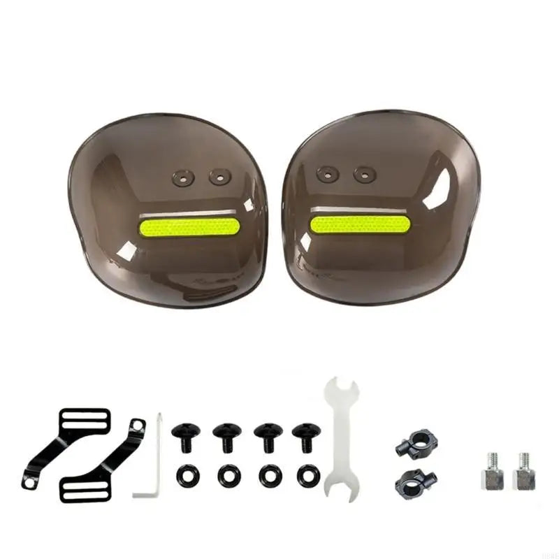 H8WE PVC Electric Scooter Handlebar Protectors Handlebar Guards Comprehensive Weather Resistance Guards set for Motorcylce Quake C China Mainland