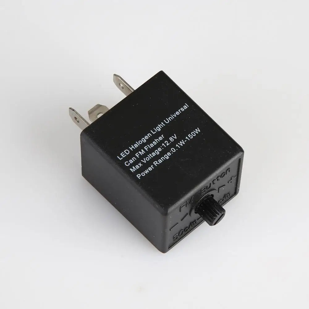 LED Universal Turn Signal 12V 24V 3-PIN Adjustable Flasher Relay Light Blinker For Automotive Motorcycle accessories Quake