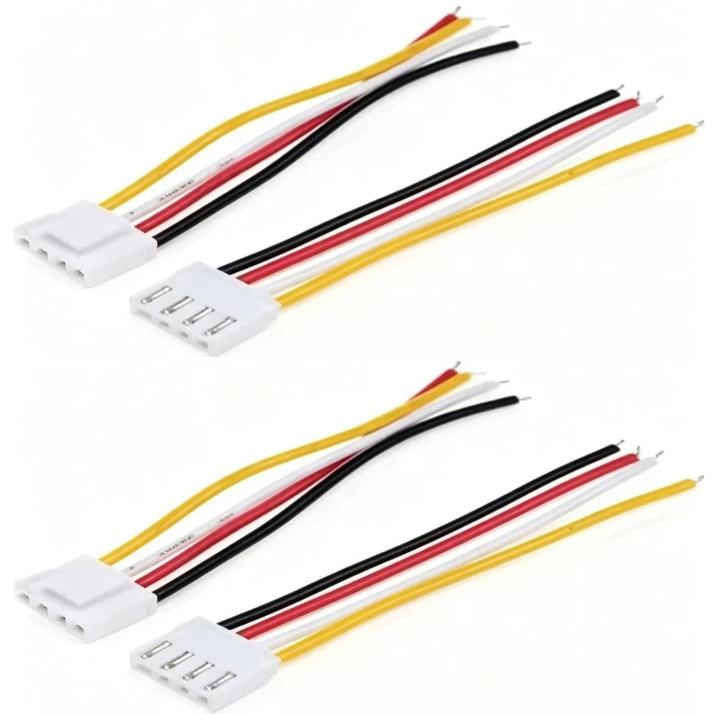 20/40cm 2Pair PH2.0mm Terminal Wire 2/3/4/5/6P Male Female Plug Jack Air Docking Connector DIY Electrical Connection Cable Quake 4P 26AWG 0.4M