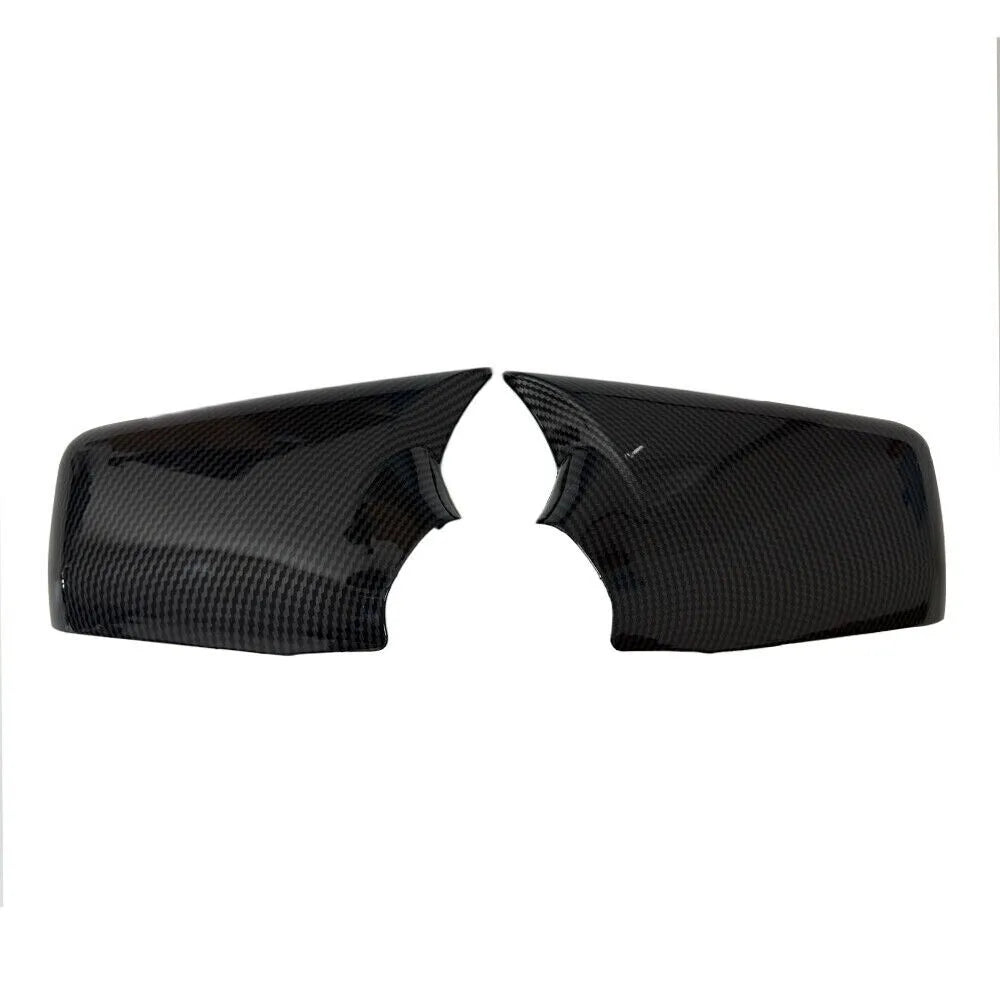 For VW Golf MK3 Jetta 1993-1998 Car Sticker Rearview Side Mirror Cover Wing Cap Exterior Door Rear View Case Trim Carbon Look Quake Carbon Look