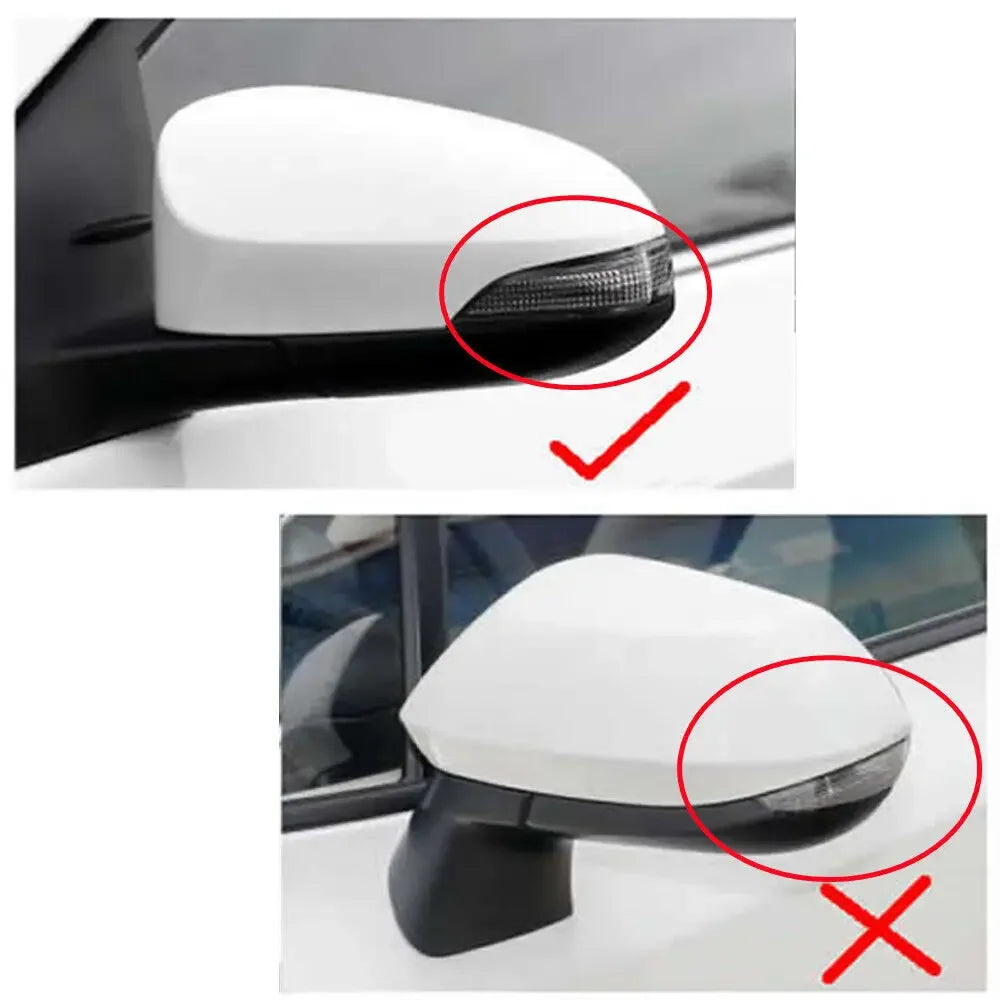 For Toyota Corolla 2014-2018 Car Replacement Rearview Side Mirror Cover Wing Cap Exterior Door Rear View Case Trim Black White Quake