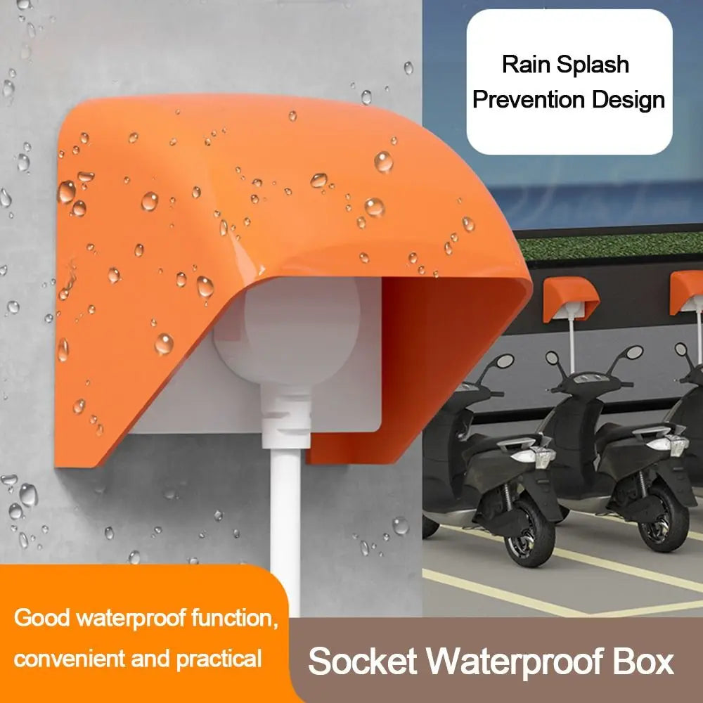 Rainproof Cover Box Switch Protective Cover Outdoor Waterproof Box Protection Electric Plug Rainproof Cover Quake