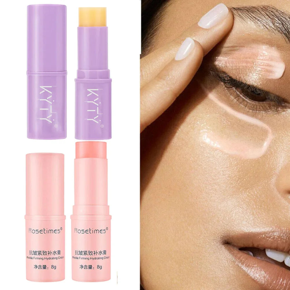 KAHI Moisturizing Wrinkle Bounce Multi Balm Stick Facial Collagen Cream Improve fine lines on neck and eyes, Quake