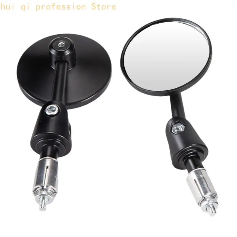 Retro Foldable Motorcycle Handlebar Mirror Aluminum Rear View Mirror H8WE Quake Type A CN