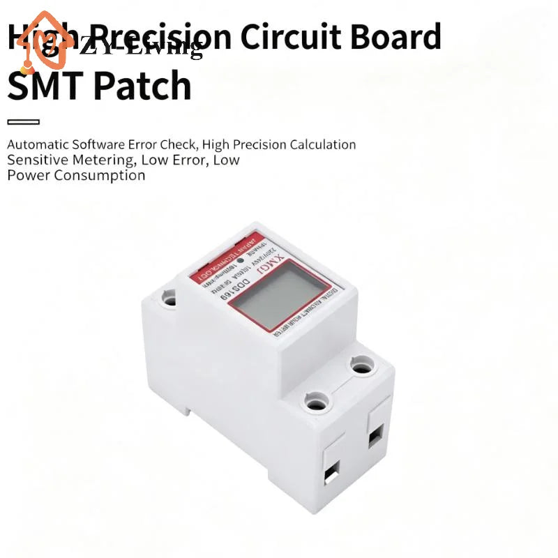 1 Piece 220V Single Phase Electric Energy Meter KWh Meter Submeter Electrical Sub Meter For Electric Quake