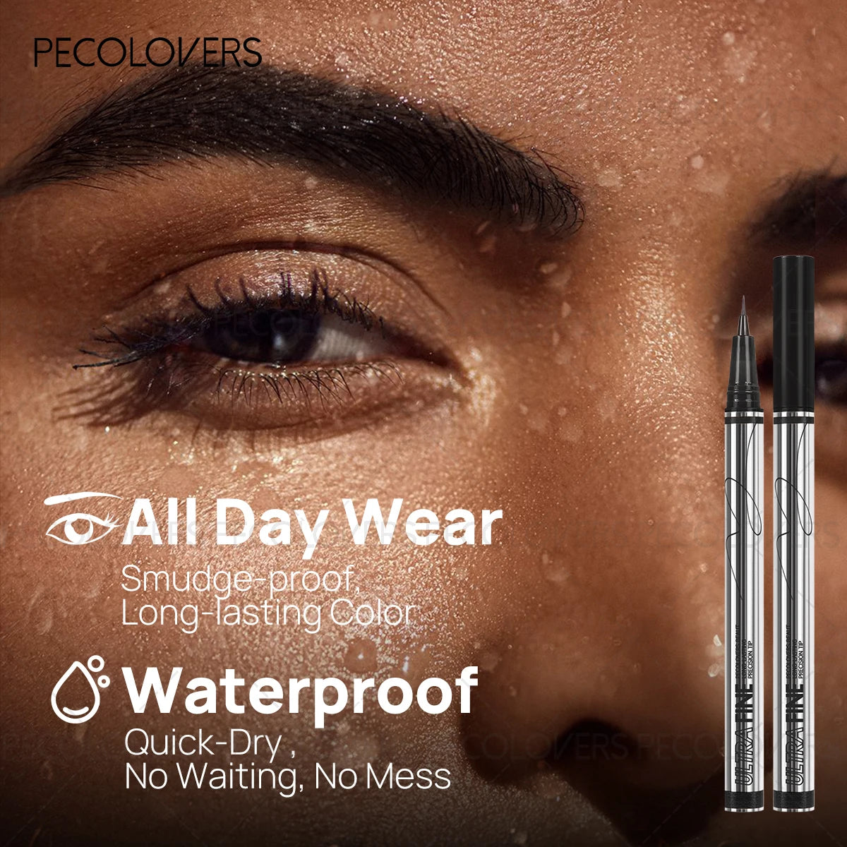 Long-Lasting Non-Fading Eyebrow Product - Ultra-fine Tip Eyebrow Pencil, Created Natural Wild Eyebrow, for All Type Shapes Quake