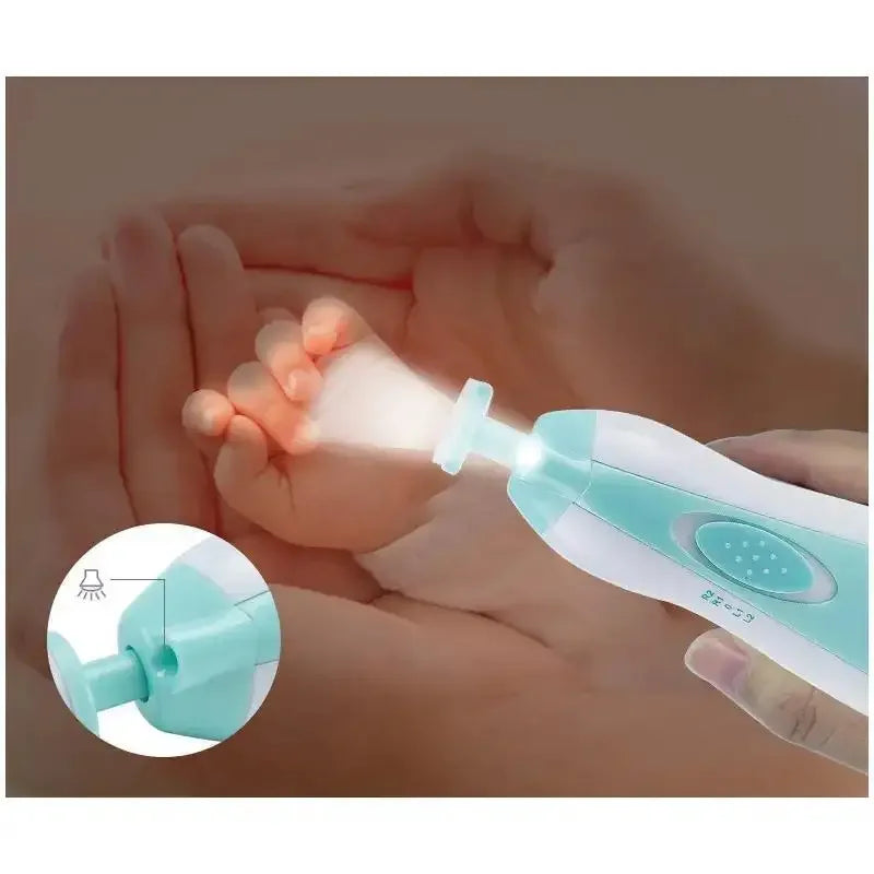 Manicure Suit Portable Six-in-one Multi-head Baby Nail Grinder Electric Anti-scratch Children Anti-meat Nail Clipping Quake