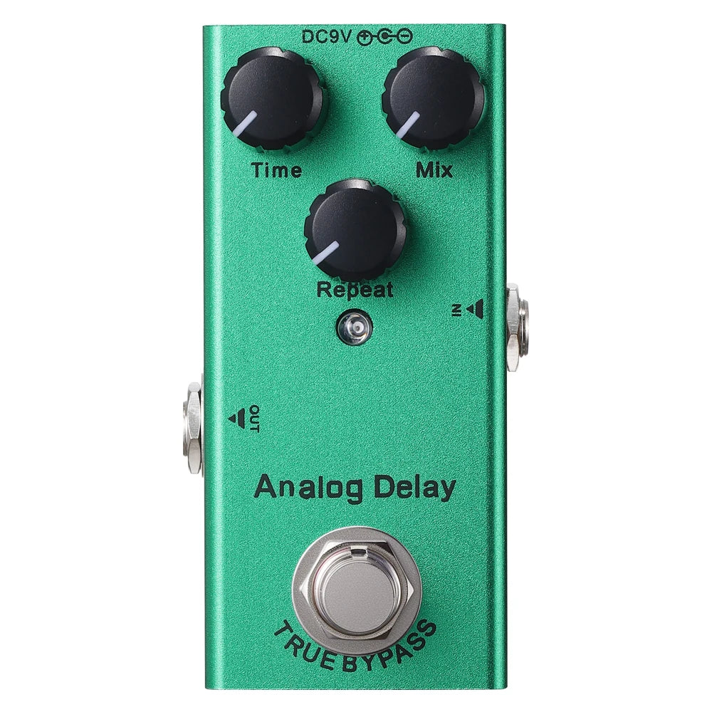 Electric Guitar Pedal Vintage Overdrive/US Dream/Classic Chorus/Vintage Phase/Tremolo/Analog delay/Digital Delay/Ultimate Drive Quake 10 Analog Delay