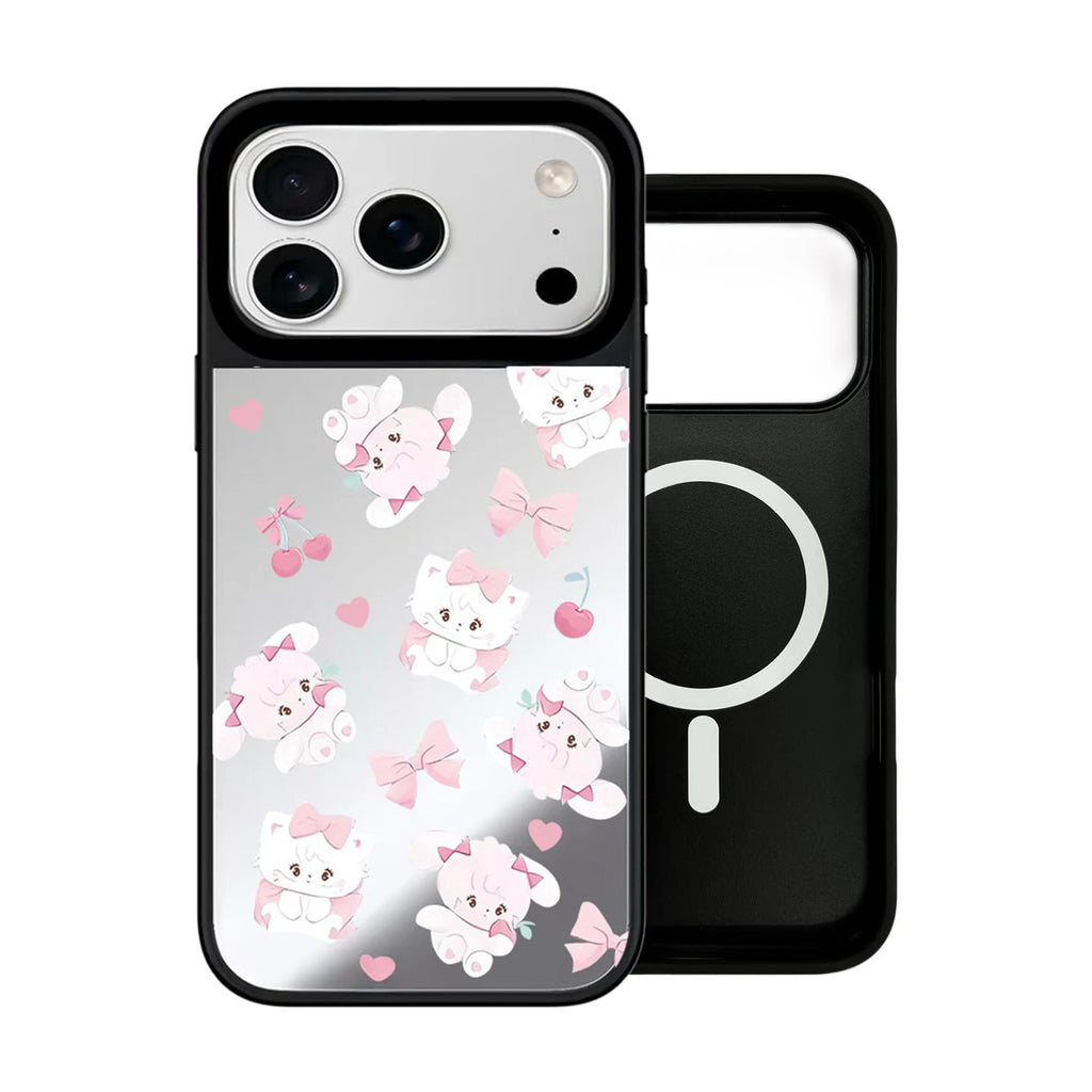 6090742 Mirror Surface Magnetic Phone Case Cover for IPhone 13 14 15 16 17 18 Pro Max Case Quake