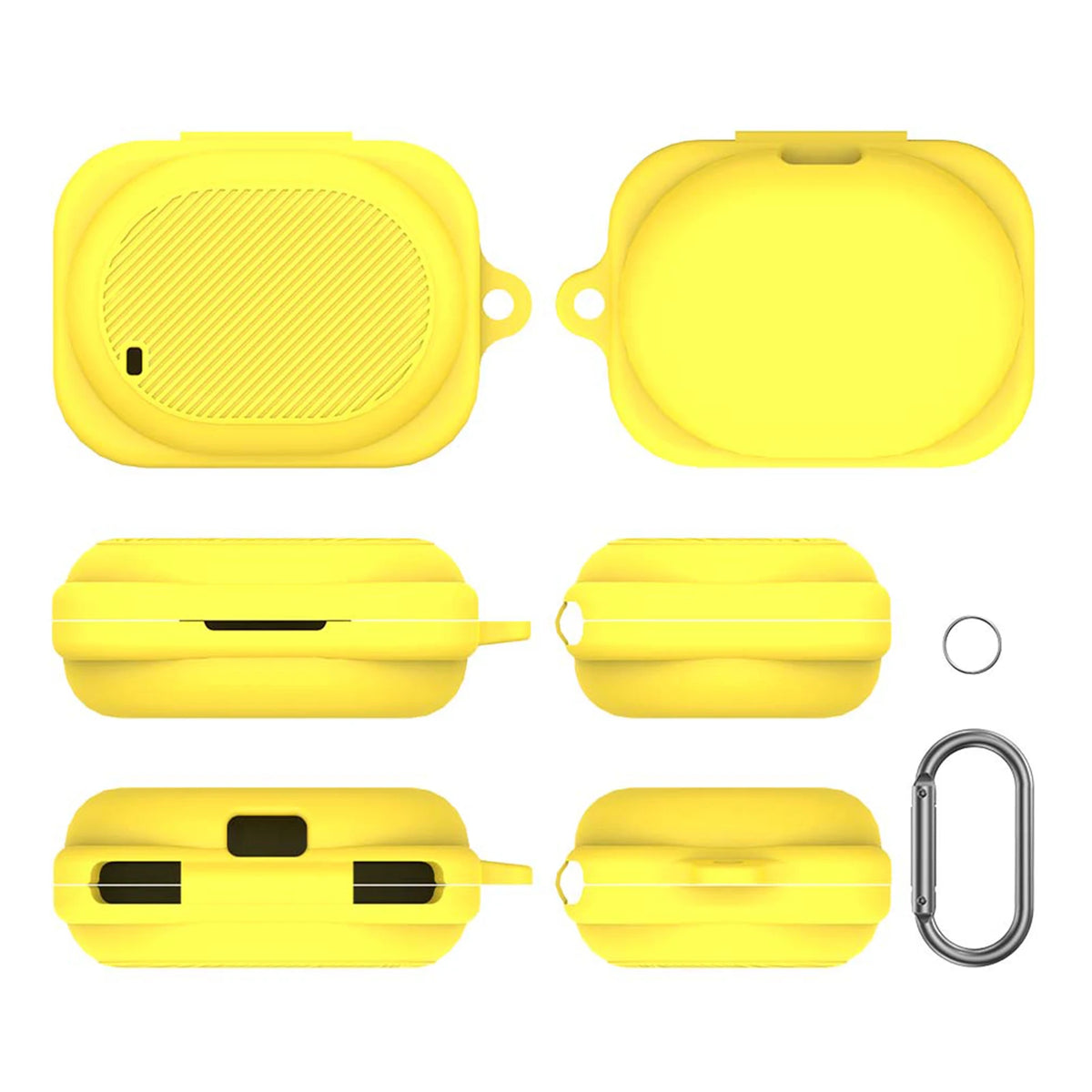 For Nothing Ear 3a Earbuds Case Soft Silicone Protective Shell Shockproof and Dustproof Case Bluetooth Headphone Box Sleeve Quake Yellow