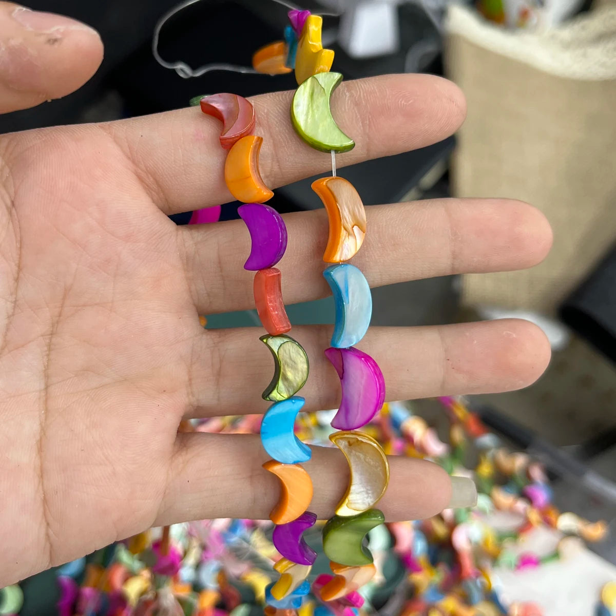 Shell Irregular Beads Colorful Isolation Beads For Jewelry Making DIY Necklace Earrings Bracelet Accessory Quake
