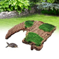 Poly-resin Turtle Reptile Climbing Ladder Basking Resin Climbing Ladder Design Multifunctional for Quake 215x7x6cmB