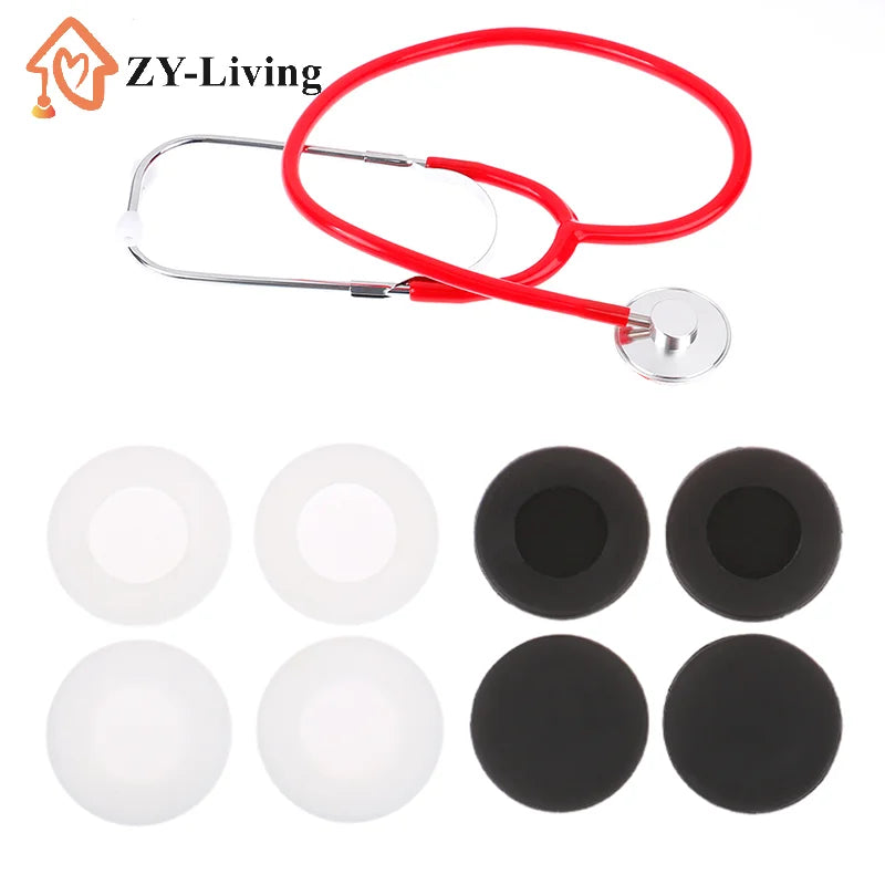 4Pcs/set Stethoscope Cover Head Diaphragm Protector Replacement Parts Accessories Sleeve Silicone Cover Quake