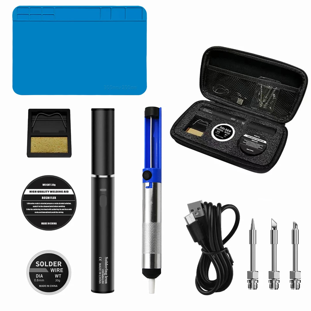 Wireless Charging Electric Soldering Iron Solder Iron USB 5V8W Fast Charging lithium battery Portable Repair Welding Tools Quake PRO 5 Russian Federation