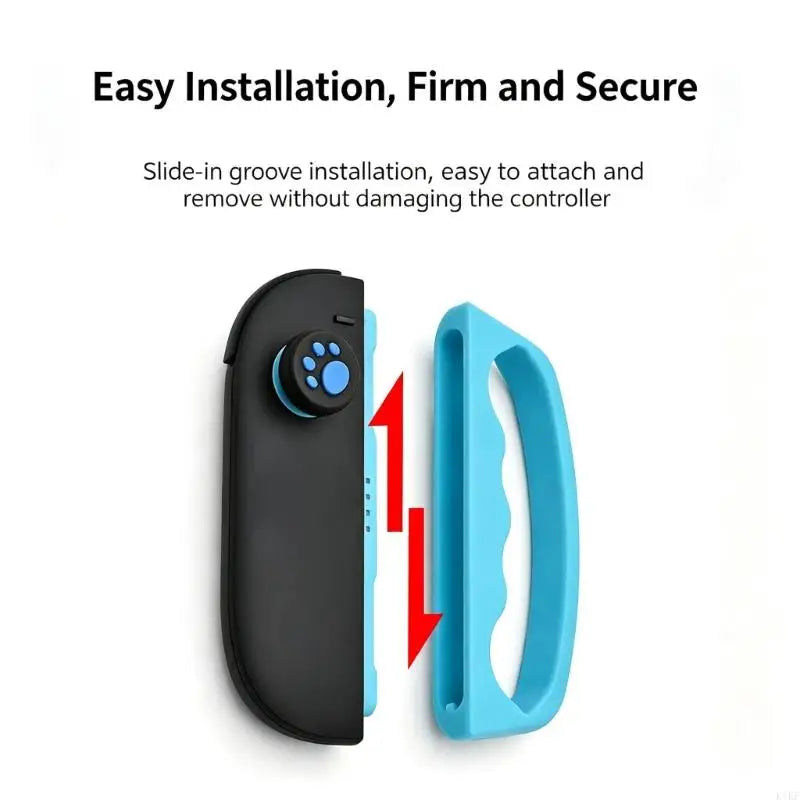 Boxing Controller Handle with a Textured Handhold, Rounded Edges and Either-Hand Configuration for Home Fitness and K1KF Quake