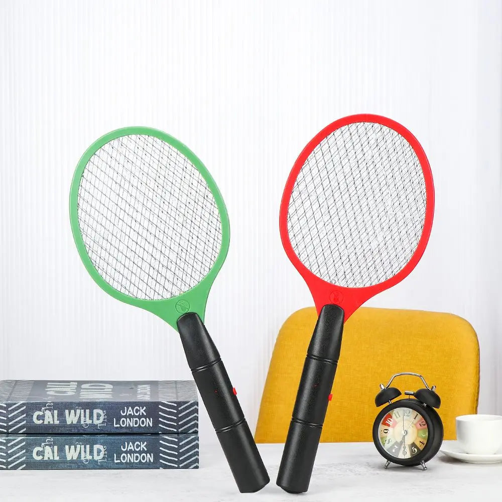 Bedroom Plastic Electric Fly Insect Racket 5 Colors Portable Mosquitos Killer Mosquito Wasp Zapper Killer Outdoor Quake