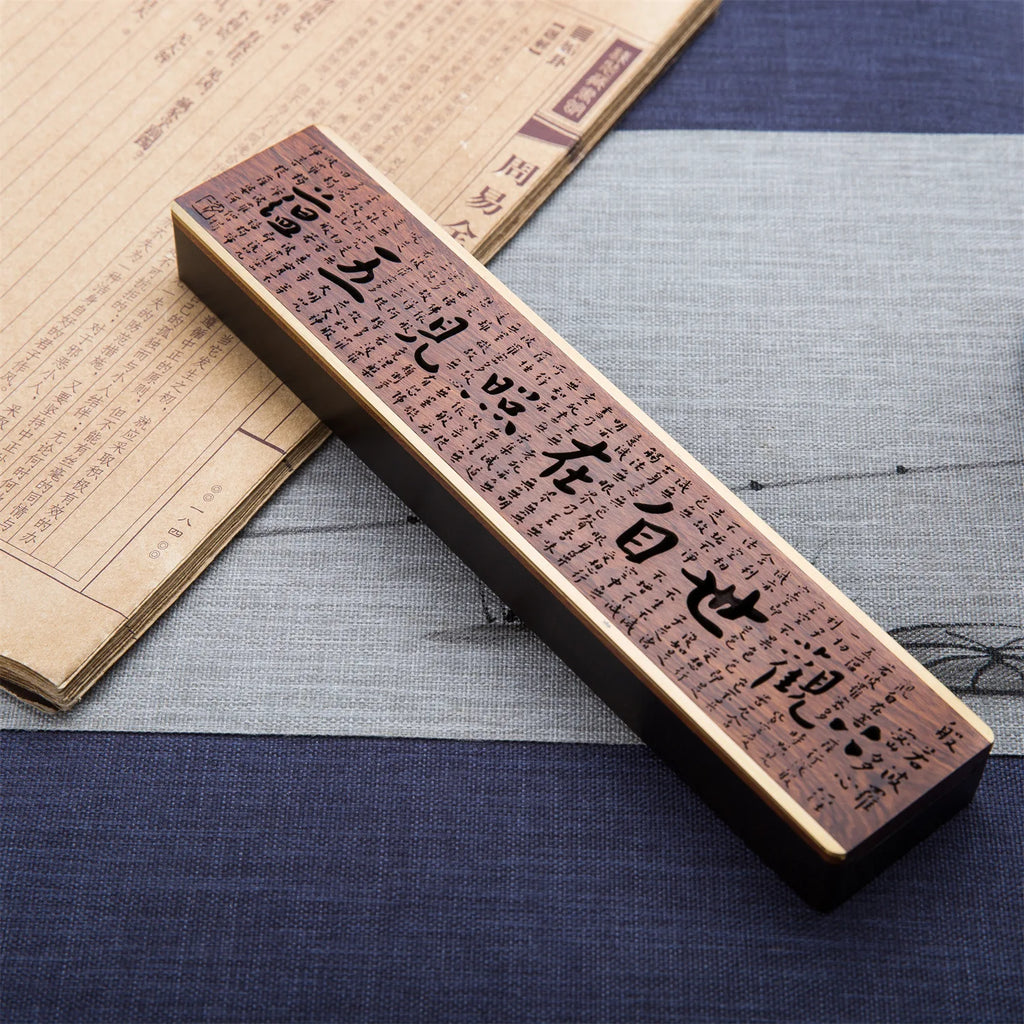 Wooden bed incense burner, cultural and creative Chinese style Zen ornaments, household incense sticks, solid wood creative Quake Burner unpackaged