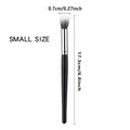 Pointillator brush Blush brush Pure wool flat head Cangzhou makeup brush Soft bristle wooden handle Beauty tool Quake small brush