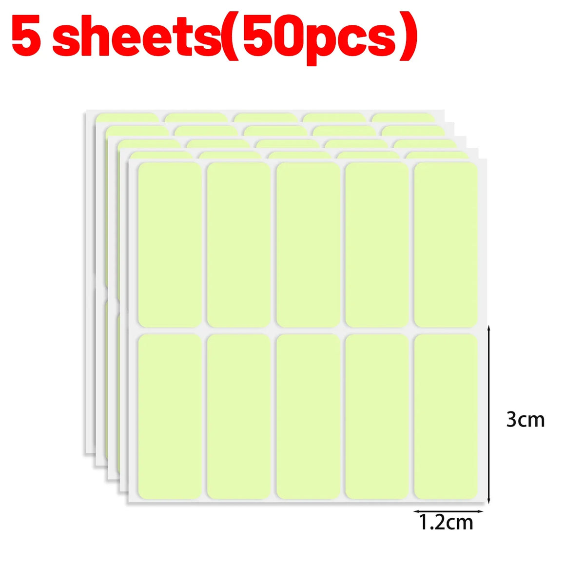 Self-adhesive Night Glowing Switch Sticker Blank Luminous Switch Stickers Bedroom Wall Decal Labels Home Decoration Stickers Quake S(1.2x3cm)