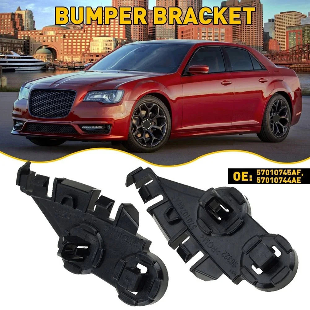 2x For CHRYSLER 300 2011-2020 Car Bumper Mounting Brackets (one Pair, Left And Right): 57010745AF, 57010744AE Accessories Quake A