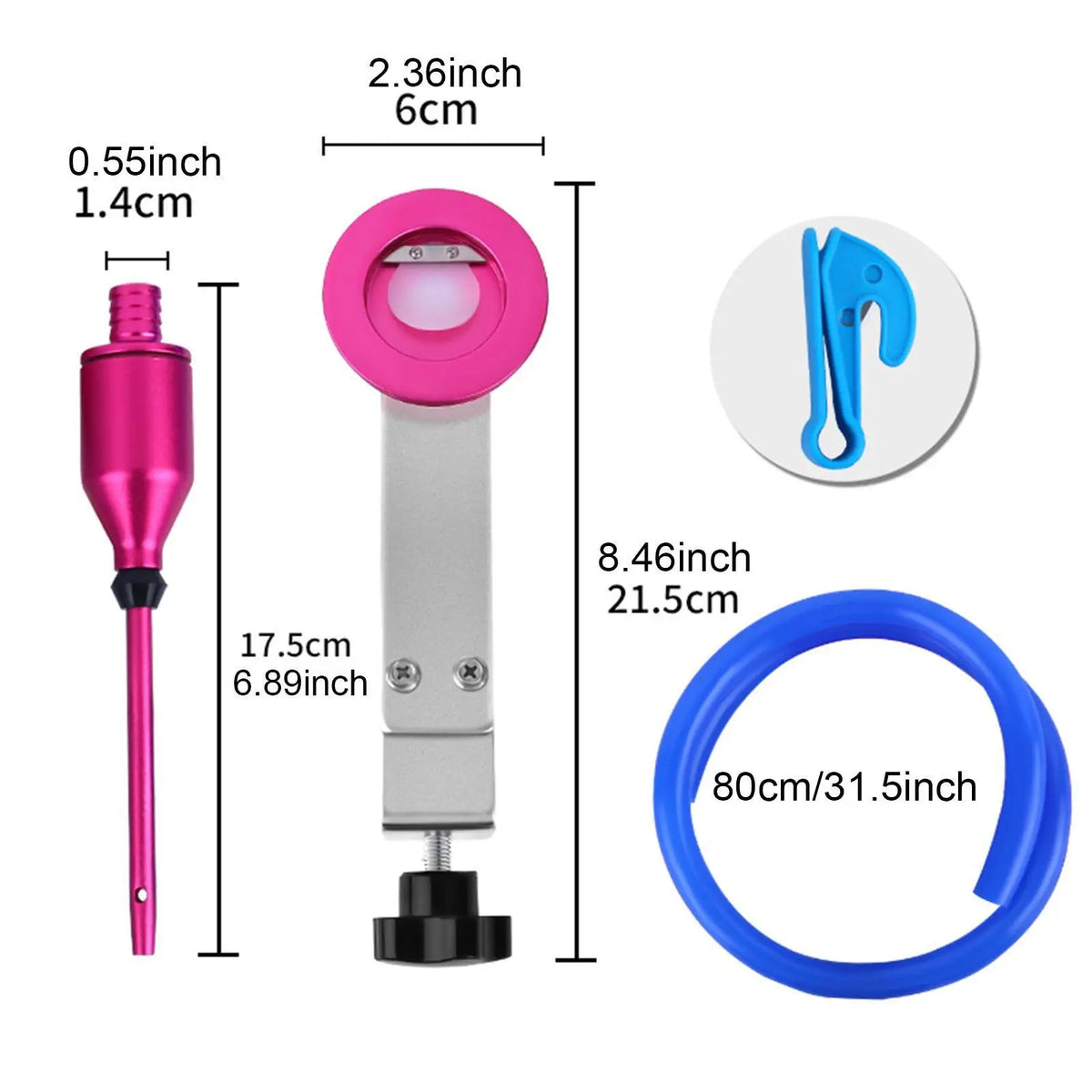 Balloon Expander Tool Table Clamp Air Balloon Expansion Balloon Inflation Tool for Wedding Engagement Birthday Event Party Quake