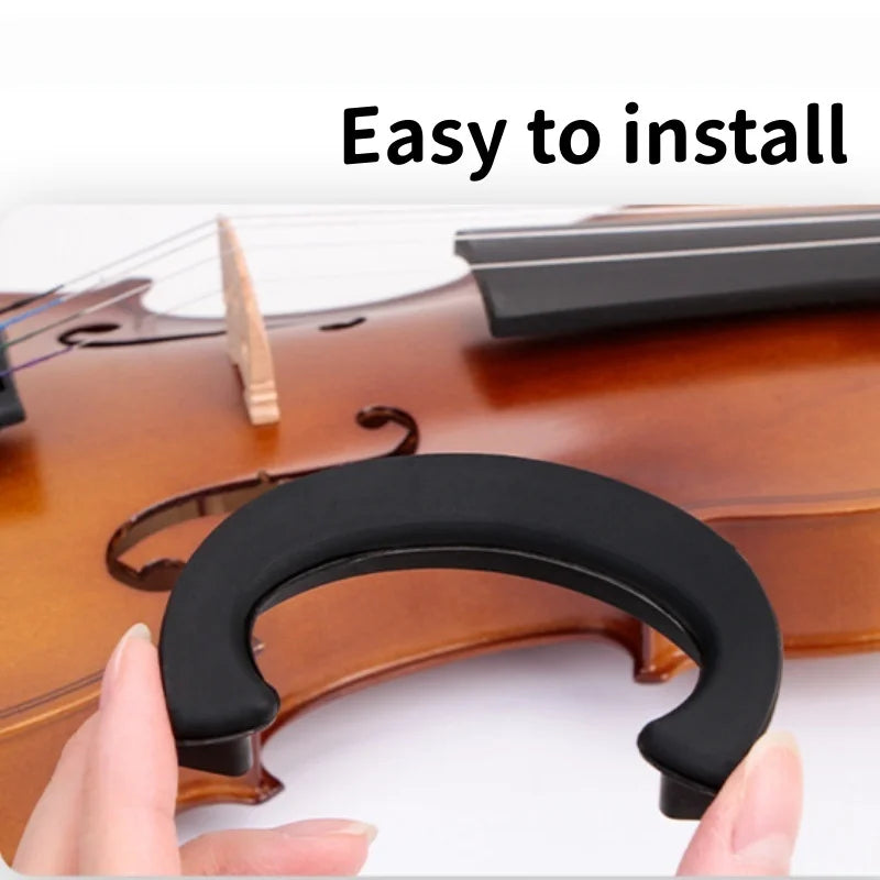4/4Size Rubber Violin Protective Sleeve,Violin Waist C Clip Protector for Beginners,Easy to Install,Violin Replacement Accessory Quake