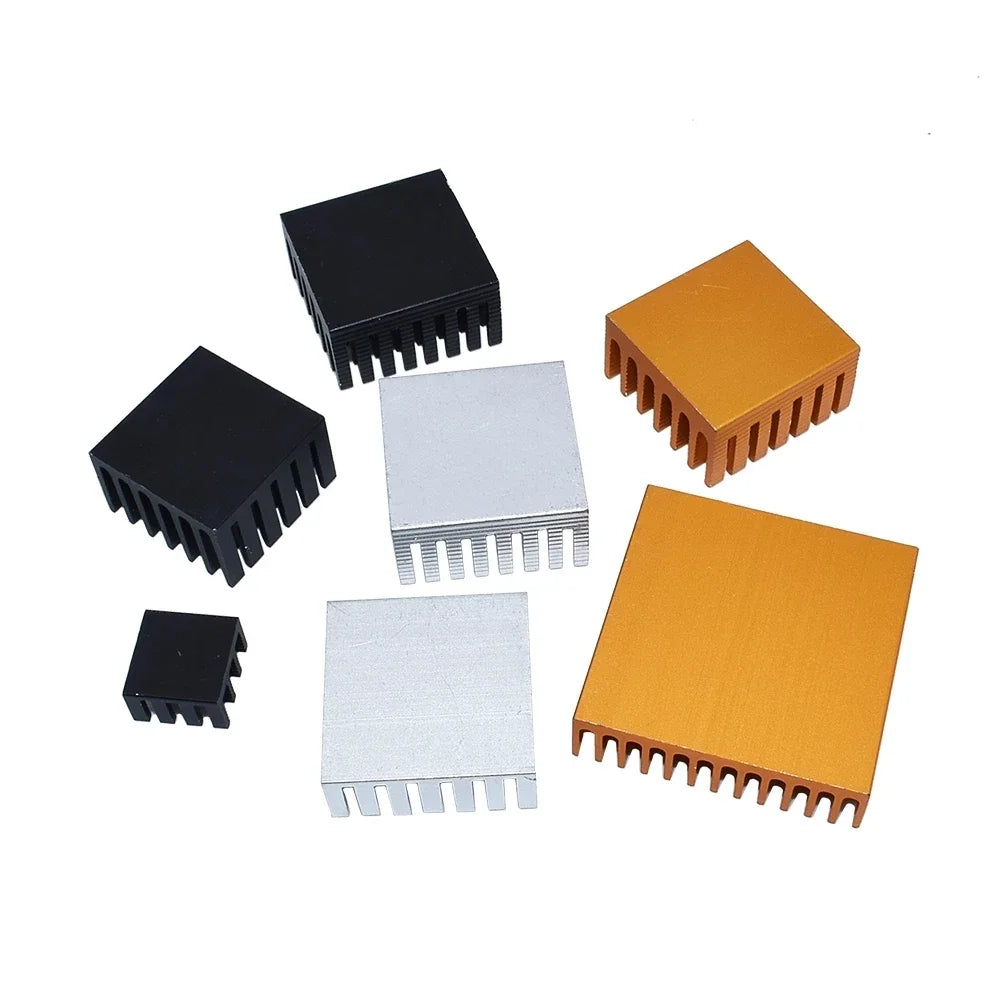 Golden Black Aluminum Radiator IC Heat 14*14*8mm Sink Heat Sink 40 X 40 Mm X 11 Mm / 28 X 28 X 6 / 25 Mm Quake