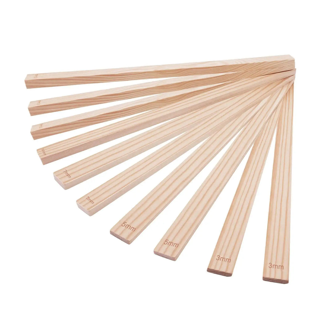Measuring Strips, Wooden Rolling Pin Guides, Kitchen Tool, Light Cakes, Mud Roller, Mud Sticks, Guide, Mud Board Tools Quake