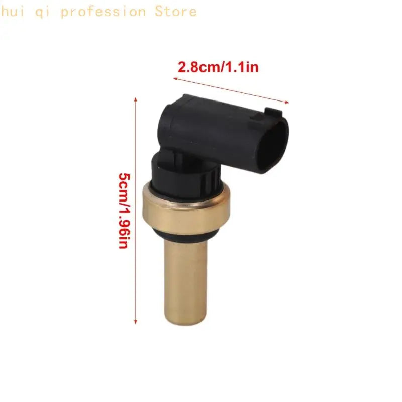 Vehicle Coolant Temperature 55591002 with Cylindrical Metal Probe, Right-Angle Socket and Integrated Seal for Replacement Checks Quake