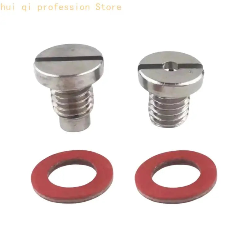 Marine Gear Oil Drain Screw, Stainless Steel Screws with 90340-08002 Thread and 2 Sealing Washers H8WE Quake set CN