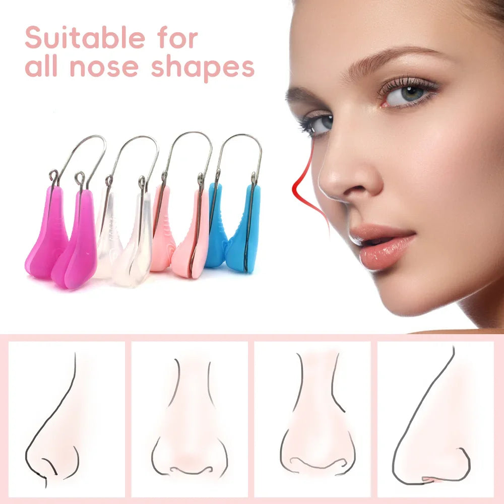 Nose Shaper Up Shaping Machine Lifting Nose Clips Face Lift Noses Up Clip Facial Corrector Slimmer Beauty Tools Random Color Quake