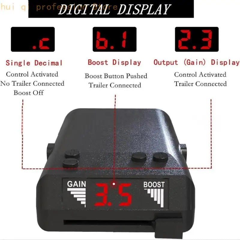 Axles Adaptive Trailer Brake Controller Shockproof Plastic Housing Intelligent Response Technology Simplified User H8WE Quake