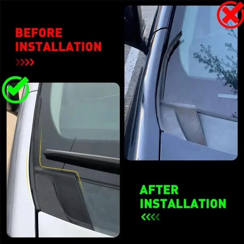 53866-08020 53867-08020 For US Toyota Sienna 2011-2020 Pair Car Front Windshield Wiper Side Cowl Fender Hood Seal Cover Trm Quake
